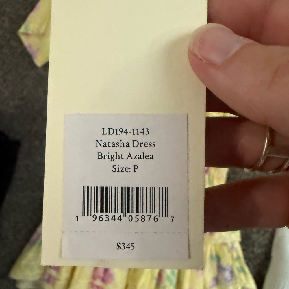 LoveShackFancy Yellow Natasha Dress - Picture 3 of 3